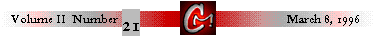 CM March 8, 
1996. Vol. II, Number 21